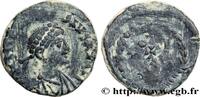 THE END OF EMPIRE(363 AD to 476 AD) Nummus ou demi-nummus, (Æ 4) THEODOSIUS I Atelier indéterminé 383 (12,5mm, 1,32g, 11h) -