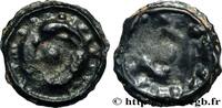 FRANKREICH Potin aux trois poissons GALLIEN - BELGICA - LINGONES (Region die Langres) c.80-50 AC. (18mm, 3,31g, h) -