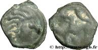 FRANKREICH Potin à la tête “d’indien” GALLIEN - SENONES (Region die Sens) Sens (89) c. avant 52 AC. (19mm, 4,21g, 3h) -