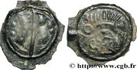 FRANKREICH Potin OYINDIA à la tête janiforme GALLIEN - BELGICA - LINGONES (Region die Langres) c. 80-50 AC. (19,5mm, 4,08g, 9h) -