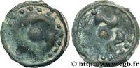 FRANKREICH Potin aux trois poissons GALLIEN - BELGICA - LINGONES (Region die Langres) c.80-50 AC. (18mm, 3,53g, h) -