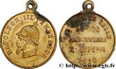 FRANKREICH Médaillette, Souvenir de Sedan SECOND EMPIRE 1870 (27,5mm, 3,98g, 12h) -