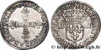 FRANKREICH Quart d'écu, à la croix fleurdelisée, titulature c LOUIS XIII Angers 1642 (30mm, 9,52g, 9h) -