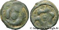 FRANKREICH Potin aux trois poissons GALLIEN - BELGICA - LINGONES (Region die Langres) c.80-50 AC. (17,5mm, 4,31g, h) -
