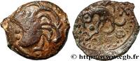 FRANKREICH Bronze YLLYCCI à l’oiseau, classe IX GALLIEN - SENONES (Region die Sens) c. avant 52 AC. (14mm, 2,49g, 6h) -