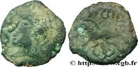 FRANKREICH Bronze VIIRICIVS, classe II GALLIEN - BELGICA - PAGUS CATUSLUGI - Das Heiligtum des BOIS L'ABBÉ (Seine-Maritime) c. 50-40 AC. (15,5mm, 2,14g, 9h) -