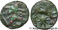 FRANKREICH Bronze au personnage courant, à l’astre GALLIEN - BELGICA - BELLOVACI (Region die Beauvais) Beauvais (60) c. Ier siècle avant J.-C. (14mm, 1,92g, 2h) -