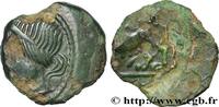 FRANKREICH Bronze PIXTILOS classe II à la louve et au lézard GALLIEN - CARNUTES (Region die Beauce) Chartres (28) c. 40-30 AC. (16mm, 2,72g, 6h) -