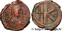 THE EMPIRE FROM ANASTASIUS TO MAURICE TIBERIUS (49 Demi-follis JUSTINUS I Constantinople 522-527 (27,5mm, 10,42g, 6h) -