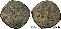 THE EMPIRE FROM ANASTASIUS TO MAURICE TIBERIUS (49 Follis MAURICIUS TIBERIUS Theoupolis (Antioche) 596-597 (27,5mm, 10,51g, 6h) -