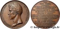 FRANKREICH Médaille, Pose de la clef de la voûte du pont Mari PONTS 1824 (50,5mm, 61,14g, 12h) -