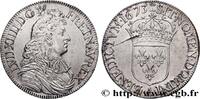 FRANKREICH Écu, portrait à la cravate courte LOUIS XIV THE SUN KING Paris 1673 (39mm, 27g, 6h) -