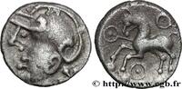 FRANKREICH Denier à la tête casquée GALLIEN - NORDGALLIEN - ÆDUI (BIBRACTE, Region die Mont-Beuvray) Autun (71) c. 80-50 AC. (12,5mm, 1,82g, 4h) -