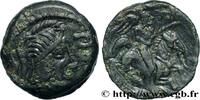 FRANKREICH Bronze PIXTILOS classe VII au cavalier GALLIEN - CARNUTES (Region die Beauce) Chartres (28) c. 40-30 AC. (16mm, 3,32g, 12h) -