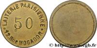 ENTREPRISES, INDUSTRIES ET COMMERCES DIVERS 50 Centimes - Laiterie Parisienne ENTREPRISES, INDUSTRIES ET COMMERCES DIVERS Paris n.d. (30mm, 5,55g, 12h) -