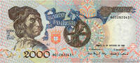 PORTUGAL 2000 Escudos PORTUGAL 2000 Escudos 1993 ST -