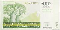 MADAGASKAR 10000 Francs - 2000 Ariary Commémoratif MADAGASKAR 10000 Francs - 2000 Ariary Commémoratif 2007 ST -