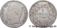 FRANKREICH 1 franc Napoléon III, tête nue ZWEITES KAISERREICH Paris 1855 (23,18mm, 4,77g, 6h) -