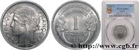 FRANKREICH 1 franc Morlon, légère VIERTE FRANZOSISCHE REPUBLIK Beaumont-Le-Roger 1949 (23mm, 1,30g, 6h) -