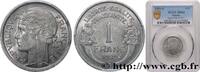 FRANKREICH 1 franc Morlon, légère VIERTE FRANZOSISCHE REPUBLIK Beaumont-Le-Roger 1950 (23mm, 1,3g, 6h) -