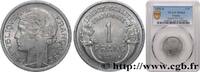 FRANKREICH 1 franc Morlon, légère FUNFTE FRANZOSISCHE REPUBLIK Beaumont-Le-Roger 1958 (23mm, 1,3g, 6h) -