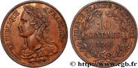 FRANKREICH Concours de 10 centimes, piéfort au quadruple de M ZWEITE FRANZOSISCHE REPUBLIK Paris 1848 (30,5mm, 36,63g, 6h) -