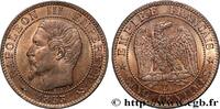 FRANKREICH Cinq centimes Napoléon III, tête nue ZWEITES KAISERREICH Rouen 1853 (25mm, 5,09g, 6h) -