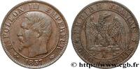 FRANKREICH Cinq centimes Napoléon III, tête nue ZWEITES KAISERREICH Paris 1857 (25mm, 4,94g, 6h) -