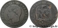 FRANKREICH Cinq centimes Napoléon III, tête nue ZWEITES KAISERREICH Lille 1857 (25mm, 4,80g, 6h) -