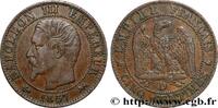 FRANKREICH Cinq centimes Napoléon III, tête nue ZWEITES KAISERREICH Lyon 1857 (25mm, 4,97g, 6h) -