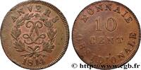 FRANKREICH 10 cent. Anvers au double L, frappe de l’atelier d LUDWIG XVIII Anvers 1814 (34,88mm, 25,10g, 6h) -