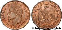 FRANKREICH Cinq centimes Napoléon III, tête laurée ZWEITES KAISERREICH Paris 1863 (25mm, 5,01g, 6h) -