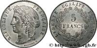 FRANKREICH Concours de 5 francs, essai de Dieudonné ZWEITE FRANZOSISCHE REPUBLIK Paris 1848 (37mm, 17,22g, 6h) -