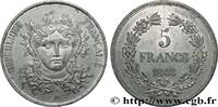 FRANKREICH Concours de 5 francs, essai en étain par Gayrard, ZWEITE FRANZOSISCHE REPUBLIK Paris 1848 (37mm, 17,38g, 6h) -