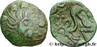 FRANKREICH Bronze au lion GALLIEN - BELGICA - BELLOVACI (Region die Beauvais) Beauvais (60) c. 50-25 AC. (18,5mm, 2,16g, 8h) -