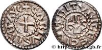 FRANKREICH Denier KARL DER KAHLE UND MÜNZE AN SEINEM NAMEN Bourges c. 875-887 (20,5mm, 1,74g, 6h) -