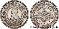 MAROKKO - FRANZÖZISISCH PROTEKTORAT 500 Francs Mohammed V an AH1376 MAROKKO - FRANZÖZISISCH PROTEKTORAT Paris 1956 (36mm, 22,54g, 6h) -