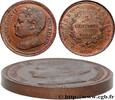 FRANKREICH Essai de 3 centimes en bronze NAPOLEON II 1816 (23mm, 7,28g, 6h) -