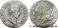 FRANKREICH Quart (de franc) Napoléon Empereur, Calendrier rév GESCHICHTE FRANKREICHS Nantes 1805 (15mm, 1,21g, 6h) -