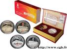 FRANKREICH Coffret de médailles, Jeux Olympiques, Dreams come JEUX OLYMPIQUES Chine, Beijing 2008 (40mm, 51,1g, 12h) -