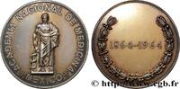 FRANKREICH Médaille, Académie nationale de médecine, 100e ann MÉDECINE - ACADÉMIES, FACULTÉS, UNIVERSITÉS ET ÉCOLES 1964 (37mm, 24,69g, 12h) -
