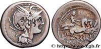THE REPUBLIC (280 BC to 27 BC) Denier CLAUDIA Rome 111-110 AC. (17mm, 3,71g, 1h) -