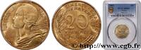 FRANKREICH 20 centimes Marianne FUNFTE FRANZOSISCHE REPUBLIK Paris 1963 (23,5mm, 4g, 6h) -