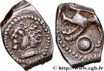 FRANKREICH Drachme “au sanglier”, à la petite tête bouclée, S GALLIEN - SÜDWESTGALLIEN - RUTENI (Region die Rodez) IIe-Ier siècle av. J.-C (15mm, 2,20g, 1h) -