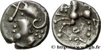 FRANKREICH Denier à la tête casquée GALLIEN - NORDGALLIEN - ÆDUI (BIBRACTE, Region die Mont-Beuvray) Autun (71) c. 80-50 AC. (13,5mm, 1,9g, 6h) -
