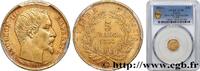 FRANKREICH 5 francs or Napoléon III, tête nue, petit module, ZWEITES KAISERREICH Paris 1854 (14mm, 1,61g, 6h) -
