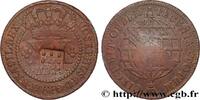 BRESIL - PRINCE JEAN REGENT 40 Réis contremarqué sur une 20 Réis de 1776 BRESIL - PRINCE JEAN REGENT Lisbonne (1809) (35mm, 14,23g, 12h) -