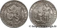 TSCHECHOSLOWAKEI 100 Korun 600e anniversaire de l’Université Karlov TSCHECHOSLOWAKEI 1948 (31,1mm, 14,00g, 12h) -