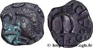 FRANKREICH Denier à l’E croiseté et aux pseudo-légendes, four MEROWINGISCHEN MÜNZEN - POITOU - METALVS VICVS - Melle ? (Deux-Sevres) Melle ? s.m. (10mm, 0,51g, 4h) -