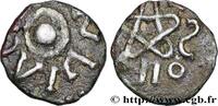 FRANKREICH Denier MÜNZEN DES MEROWINGISCHER - TOURAINE - UNBEKANNT Atelier indéterminé s.m. (11mm, 0,92g, h) -
